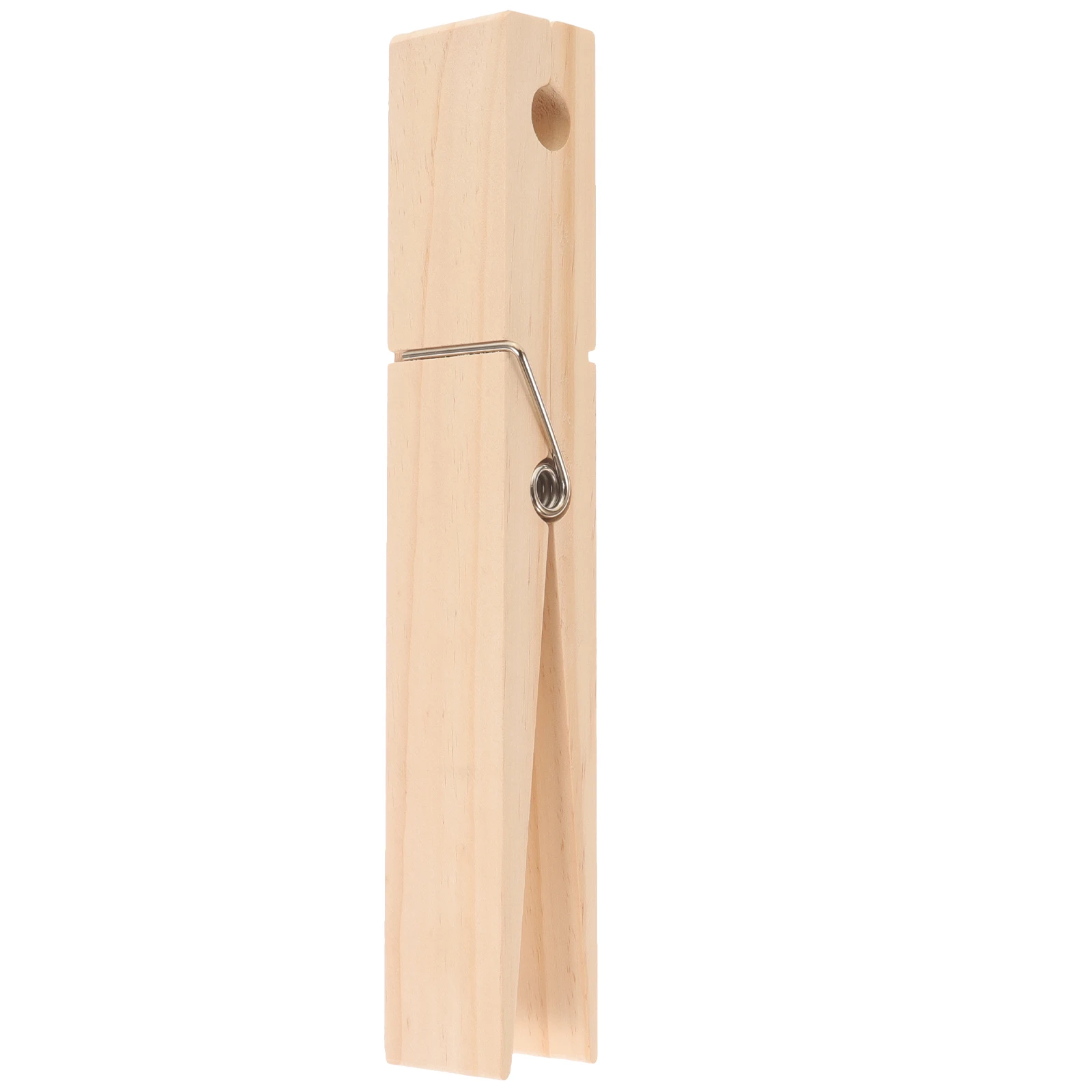 

Coat Hanger Wooden Towel Rack Travel Holder Large Bathroom Wall Mounted Giant Clothespin
