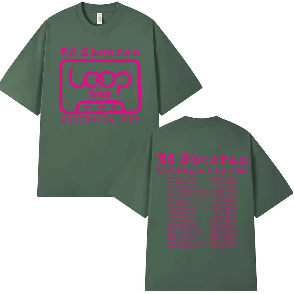 Ed Sheeran Loop Tour 2026 Men Women T-Shirts