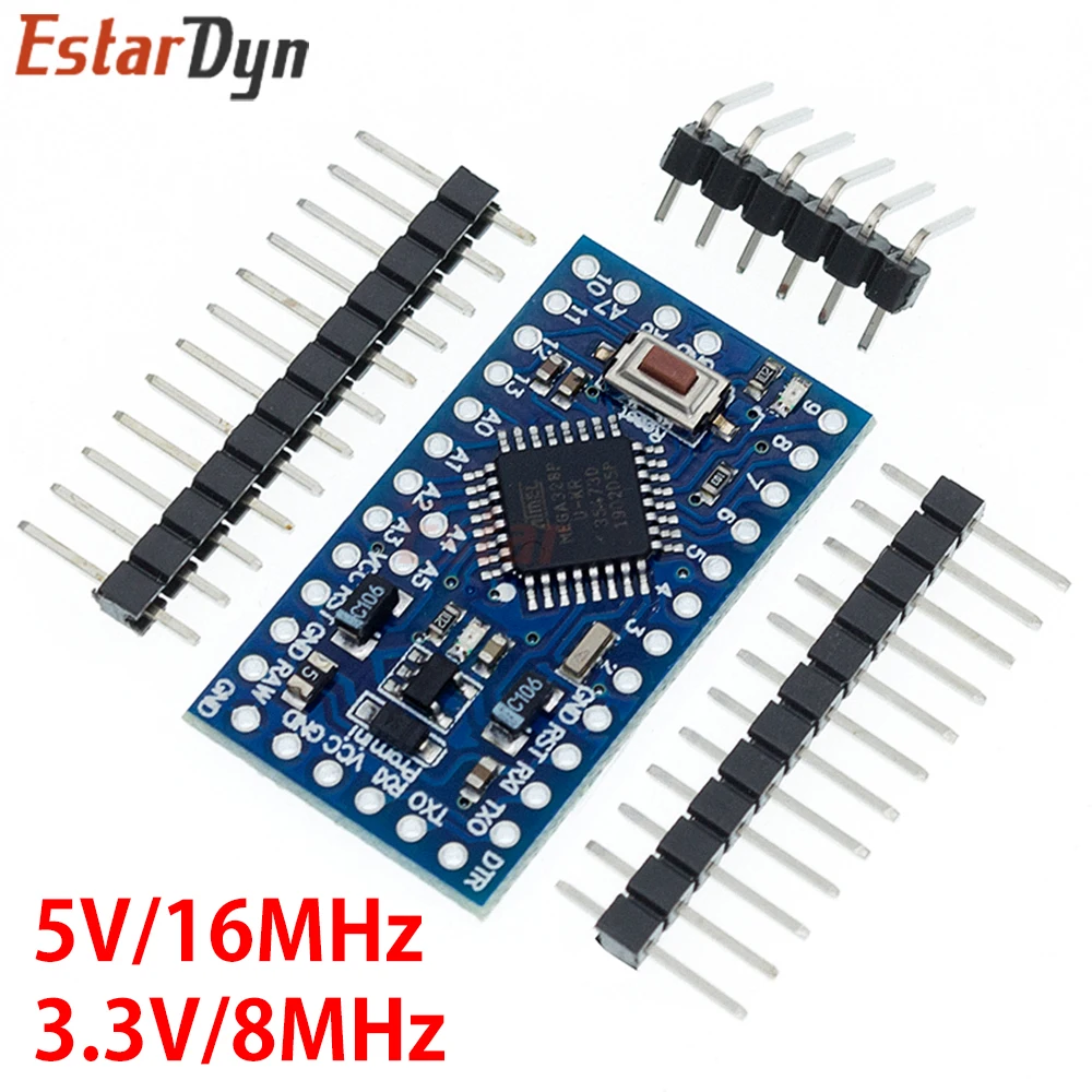 Estardyn ATMEGA328P Pro Mini 328 Mini ATMEGA328 5V/16MHz ATMEGA328 3.3V 8MHz for Development board