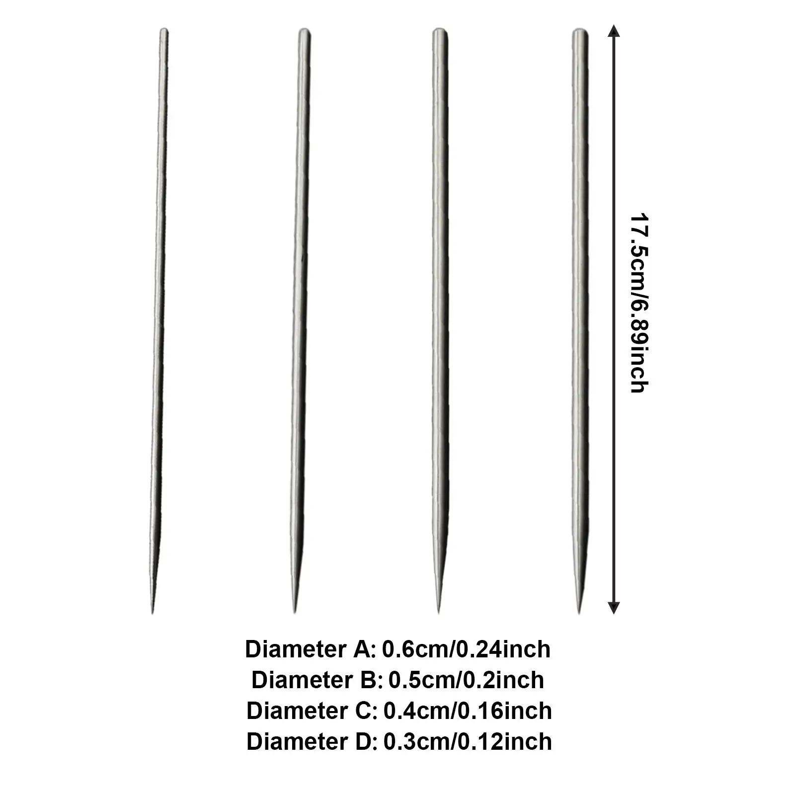 4 Pieces Needle Crafting Stick,Carving Texture Art,Supplies,DIY,Detail Tool,Craft Fine Needle,Pottery Clay Engraving Tool