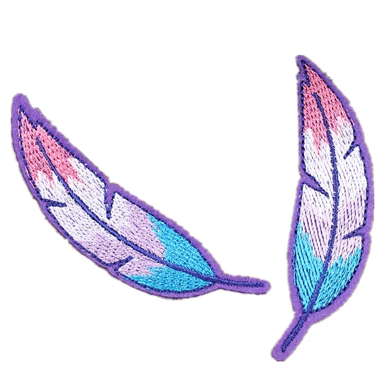 Fine Butterfly Feather Blingbling Sticker Iron On Patch DIY Jeans T-shirt Patches Clothes Dreamcatcher Fashion Women Accessories