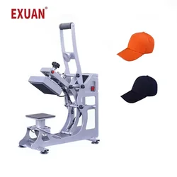 Portable Cap Heat Press Printer 2in1 Hat T-Shirt Sublimation Transfer Printing Machine 8*14/12*12 Hot Stamp Machine