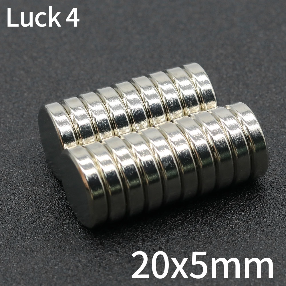 2/5/10/20Pcs Round Magnet 20x5 Neodymium Magnet N35 20mm x 5mm Permanent NdFeB Super Strong Powerful Magnets imans