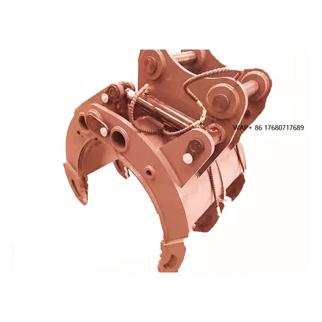 

Rainbow Grab003 Mini Excavator Rock Grab Wood Grapple Bucket Attachment for 1-80T Excavators