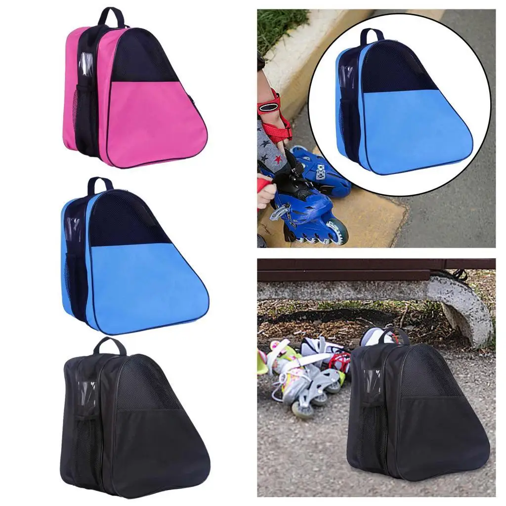 

Roller Skate Bag with Shoulder Strap Handbag Ice Skating Bag for Figure Skates Quad Skates Inline Skates Ice Hockey Skates Kids