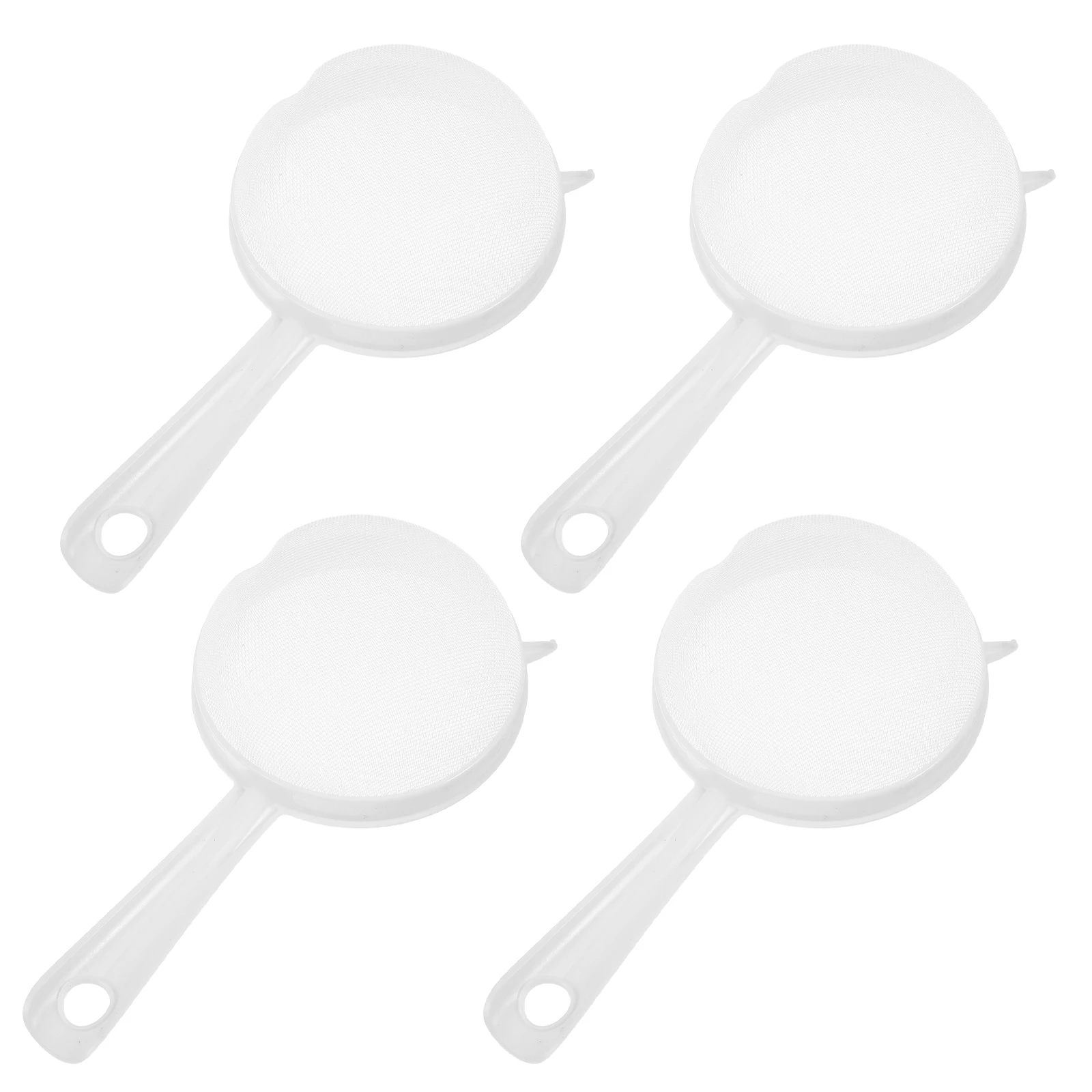 

4 Pcs Filter Coffee Strainer Plastic Mesh Fine Sieve Food Sifter Juice for Liquids Colander