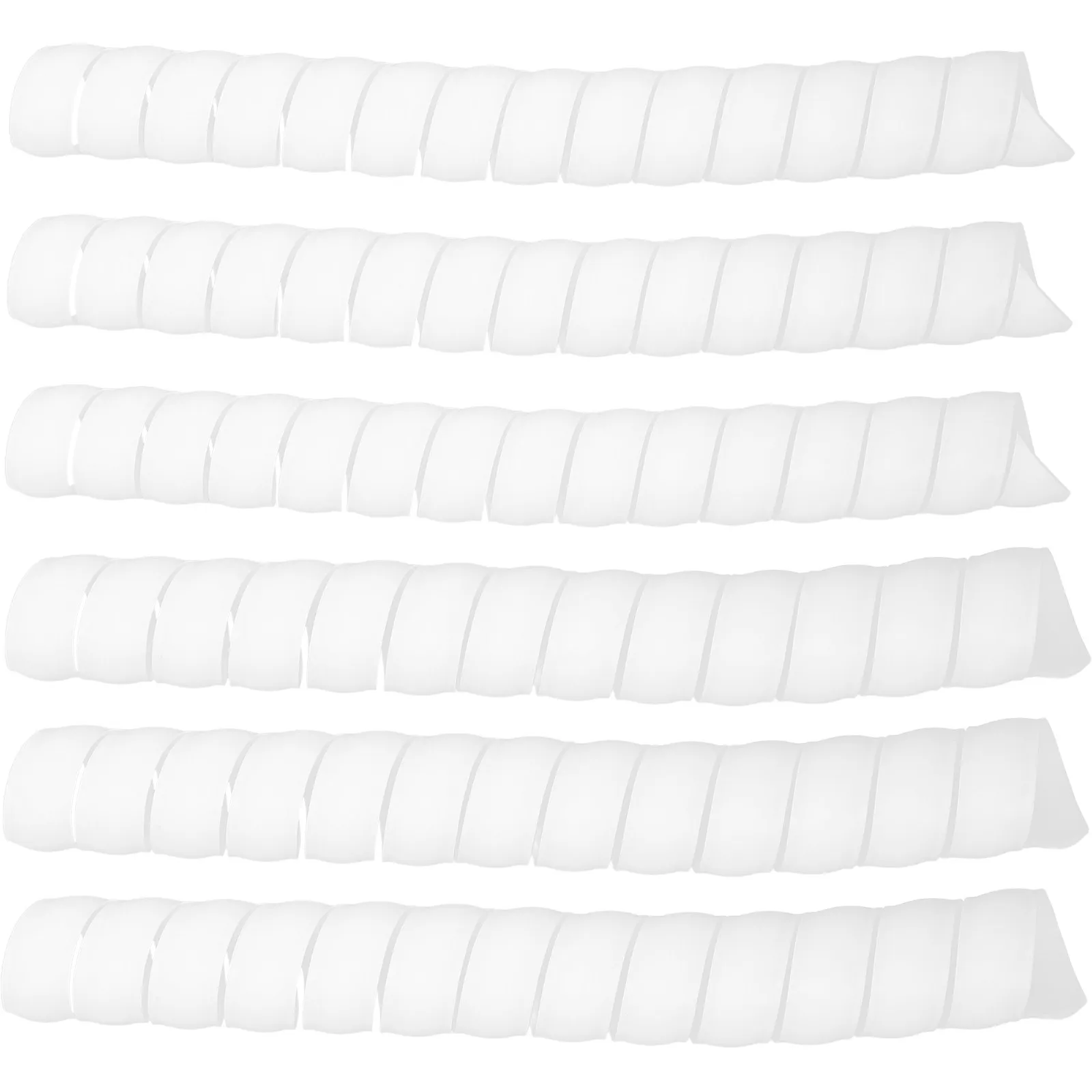 

6 шт. пластиковых защитных трубок для стволов деревьев от повреждений животными, легко устанавливаемые обмотки для деревьев