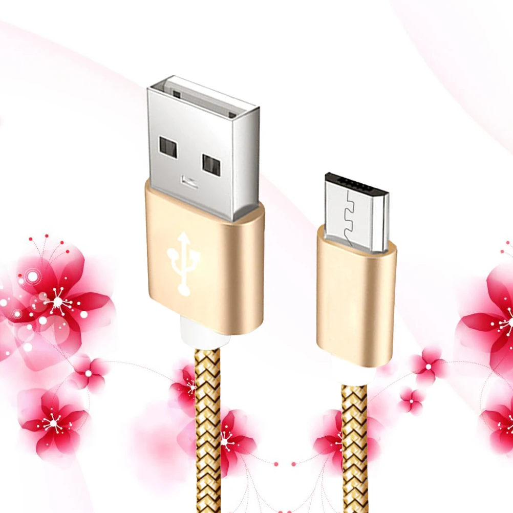 

3 M Nylon Data Cable Charge Micro USB Miniature Charging for Phone Cord