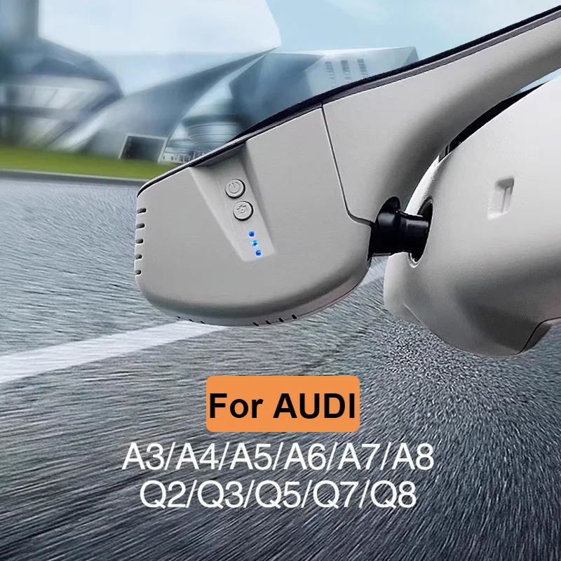 4k Original Styles Car DVR For Audi A3 A4 A5 A6 A7 A8 Q3 Q5 Q7 TT 2004-2026 ,Plug and Play Video Recorder With 24H Parking Mode
