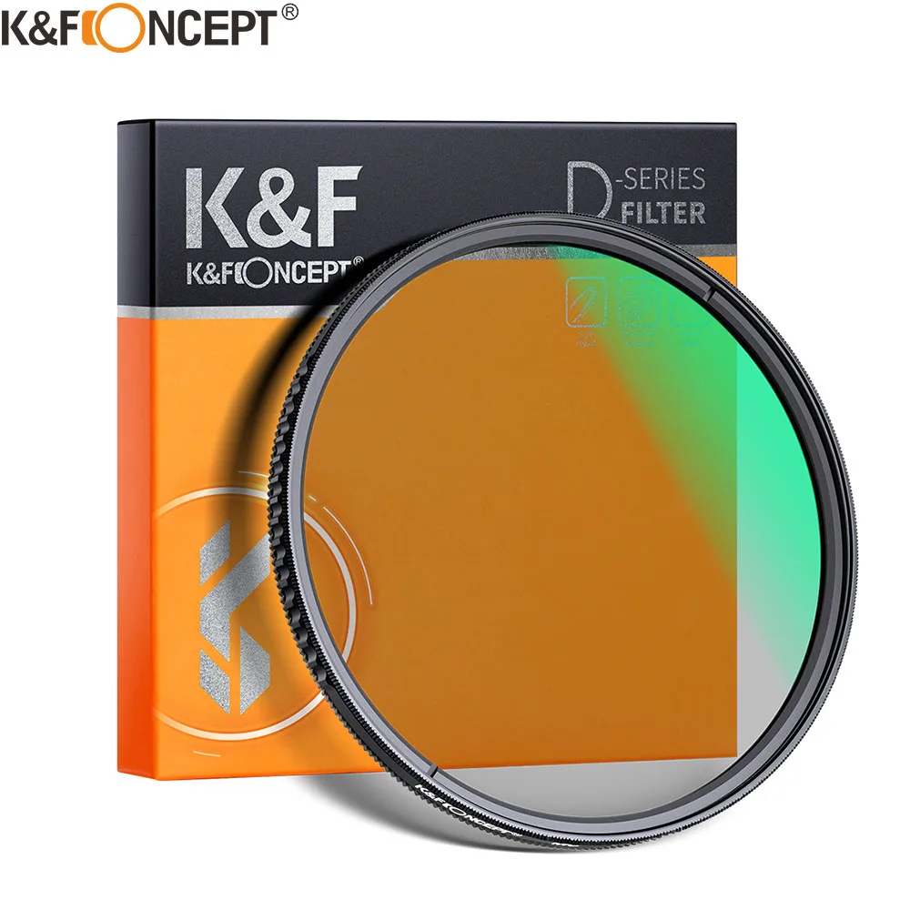 K&F CONCEPT HD CPL Camera Lens Filter with Multi Coated Circular Polarizer 49mm 52mm 55mm 58mm 62mm 67mm 72mm 77mm 82mm