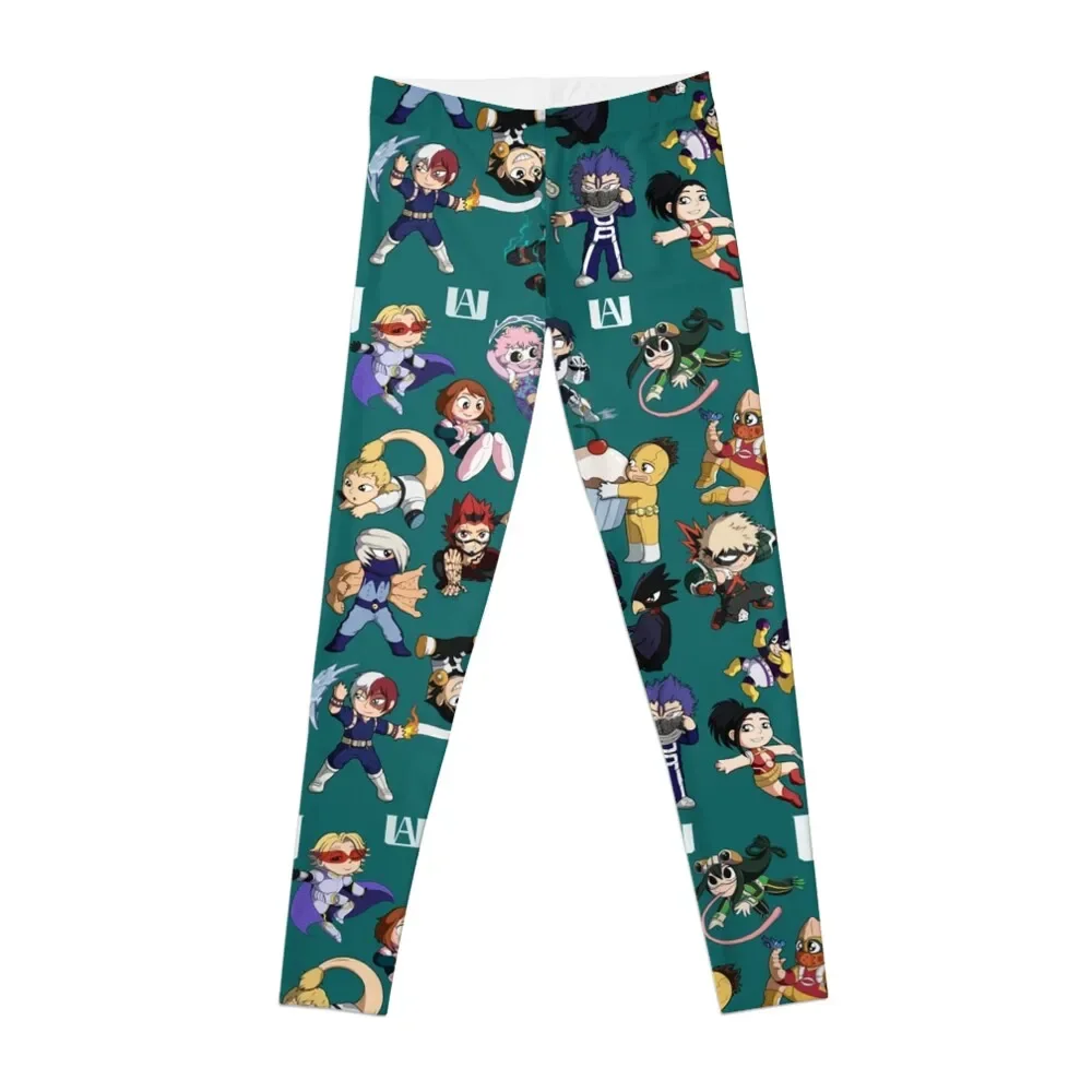 Class 1-A Plus Ultra Chibi! Leggings gym womans Jogger pants exercise clothing for for fitness Womens Leggings