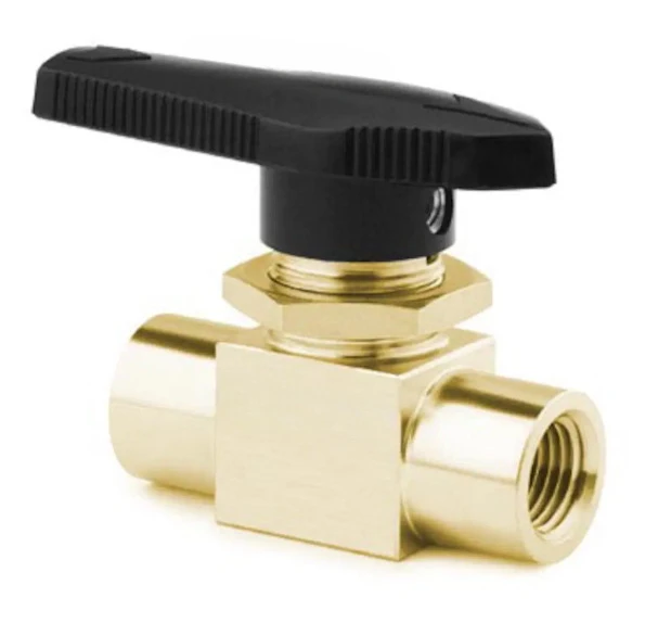 B-43VF4 Brass Discharge Ball Valve 1-piece 40 Series 0.9Cv, 1/4in FNPT Internal Thread