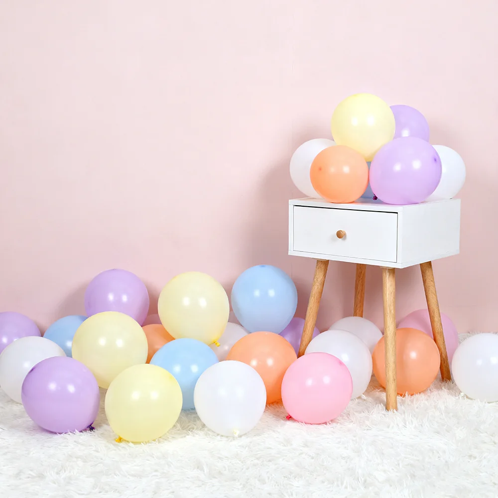 

50pcs Mixed Colors Macaron Balloons Pastel Rainbow Balloons 10inch Macaron Balloons DIY Multi Color Balloons Party Decorations