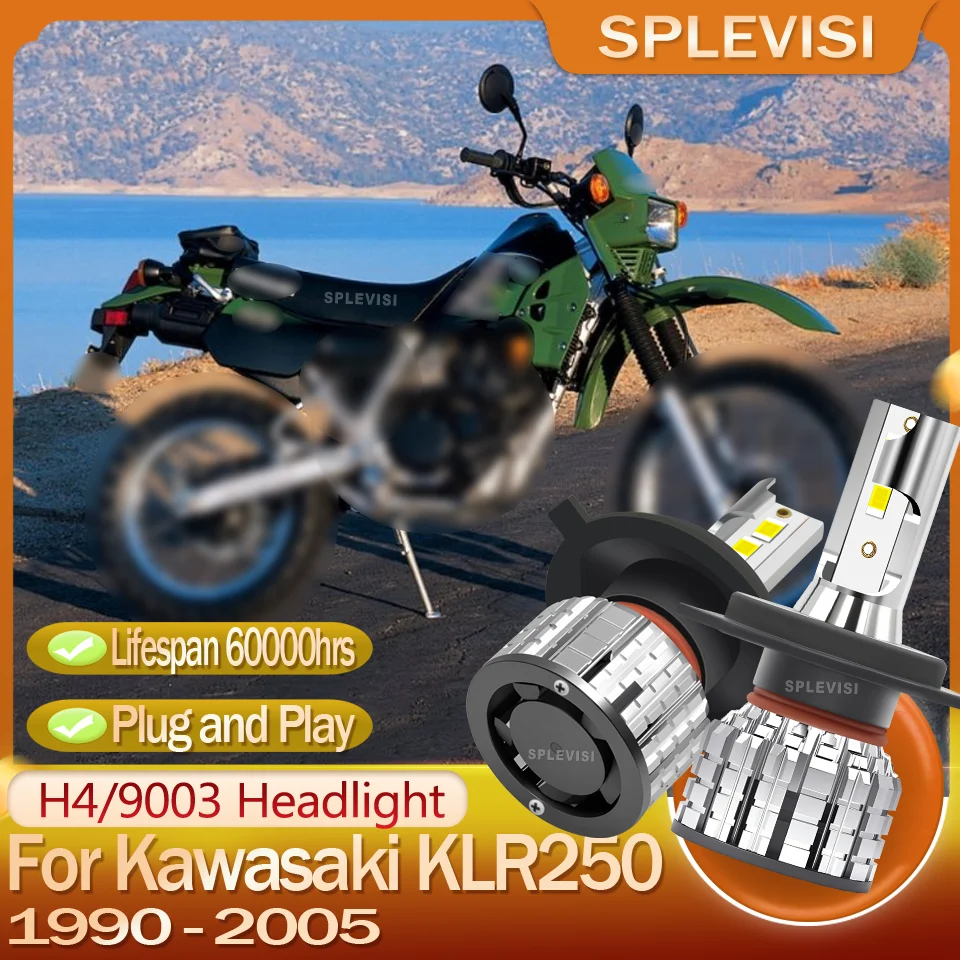 

Instant Installation motorcycle Headlight For Kawasaki KLR250 1990 1991 1992 1993 1994 1995 1996 1997 1998 1999 2000 2001-2005