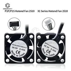 Ventilateur de refroidissement axial d'origine pour imprimante 3D, pièce Hotend, 2510, 5V, Labx1, X/s, 18000 tr/min, 15500 tr/min, BambulabP1P,P1S