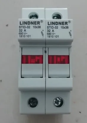 Fuse base : Lindner STID-32 32A 690V 2P 10*38