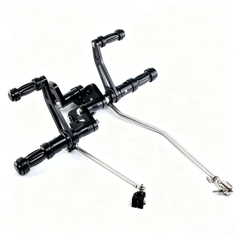 CNC Aluminum Forward Control Foot Pegs Shift Brake Kit For Harley Davidson