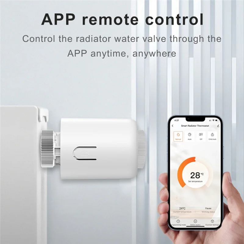 

【Купон!】Интеллектуальный контроль температуры бытового радиатора Интеллектуальный клапан контроля температуры TRV