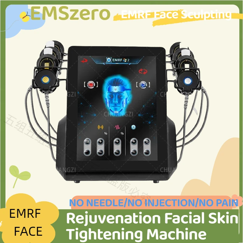 EMSzero Machine Face Liftting Facial EMrf Muscle Painless RF Heat Energy Output Strong Pulsed Magnetic Non-invasive Lift Wrinkle