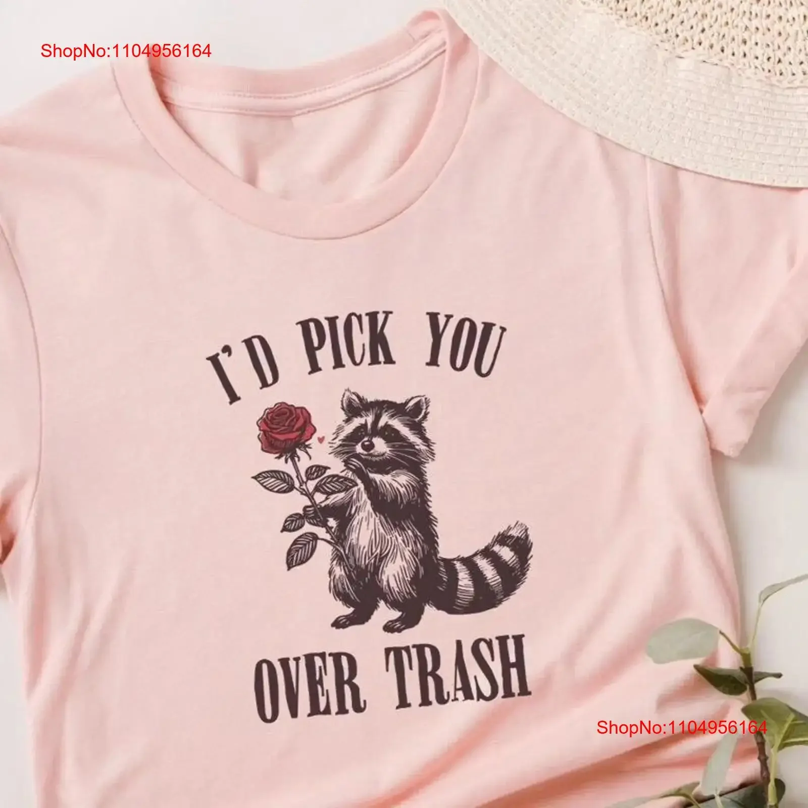 

Забавная футболка ко Дню святого Валентина «Я выбор тебя поверх мусора» для пары, винтажная стираная домашняя футболка Valentine s Galentines Racoon