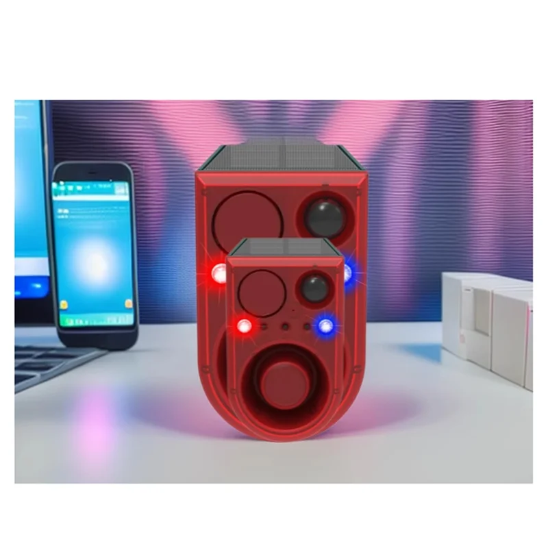 REPLA-Sensor Alarm 129Db Loud Sound Waterproof With Remote Control For Outdoor Yard Garden