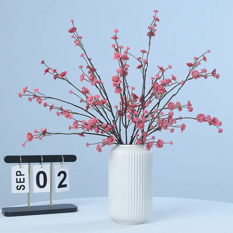 

56cm Starry Sky Artificial Flower White Branch High Quality Starry Sky Fake Flower Long Bundle Flower Home Wedding Decoration