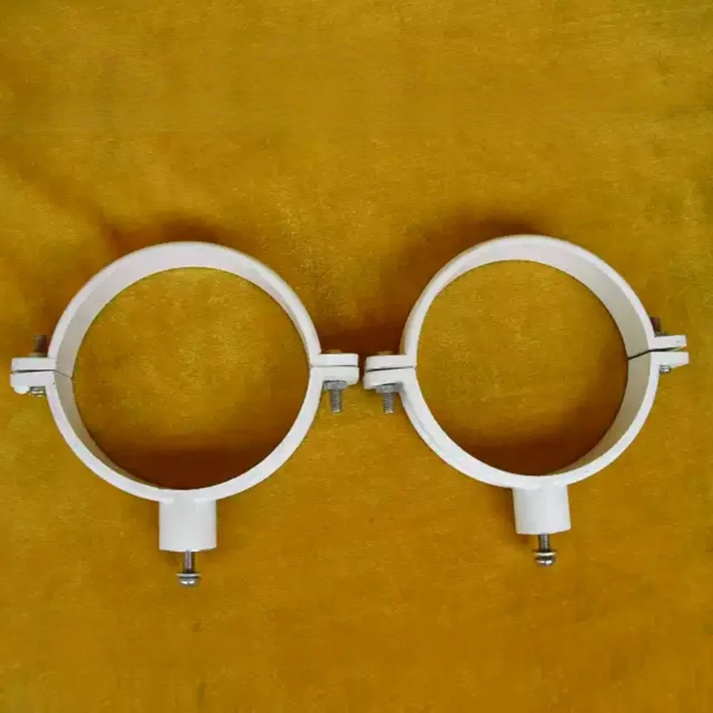 1Pair Telescope Tube Ring Clamp 63‑250mm Optional DIY Astronomical Mounting Holder for Homemade Refractor Telescope Accessory