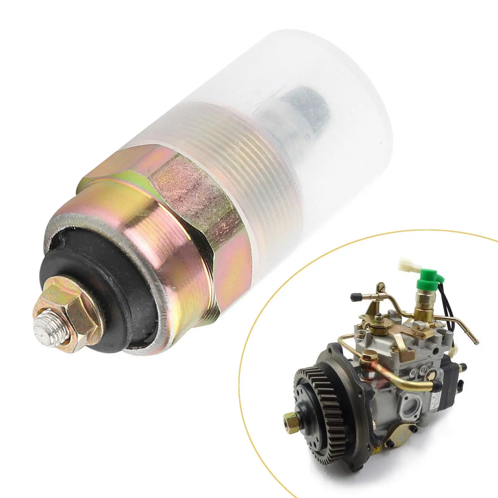 12V Fuels Shutoff Solenoid 0330001015 Practical Accessory for Isuzu