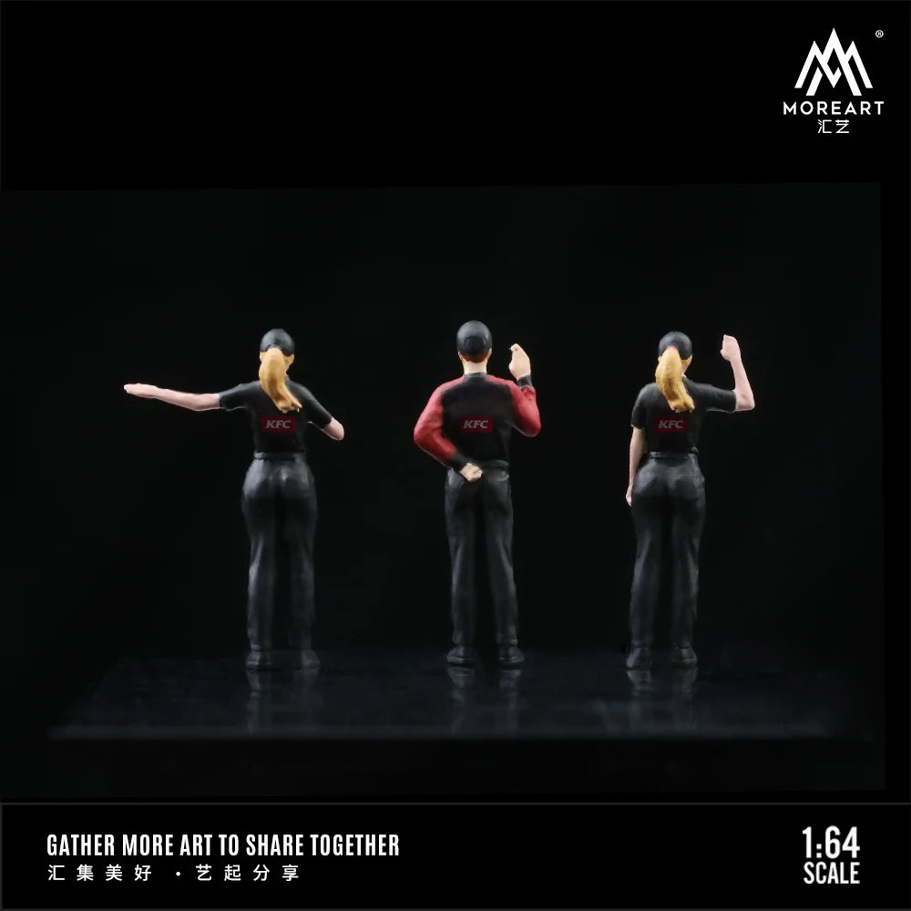 MoreArt 1:64 Restaurant Shop Assembling Scene Scene Model