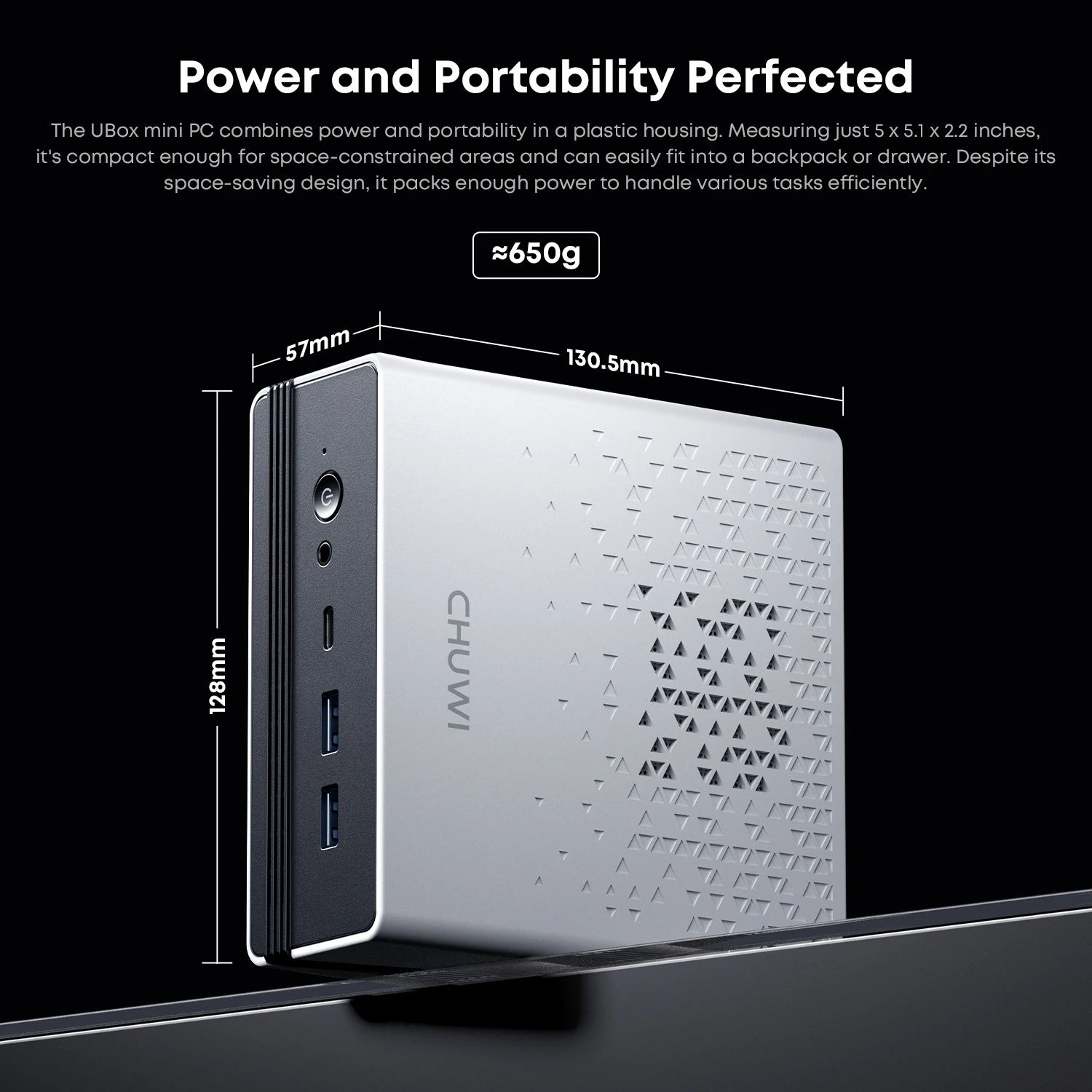 Chuwi ubox mini pc ryzen 6600h/7430u processador amd cpu 16gb ram
