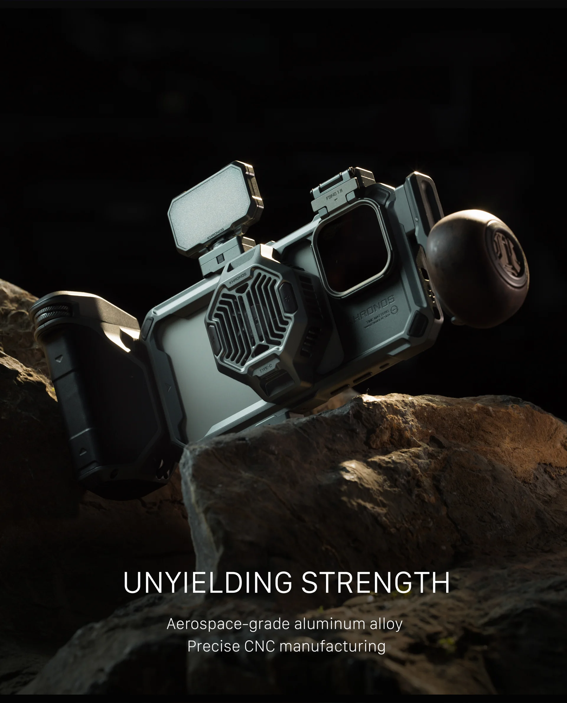 TILTA Khronos Zubehör iPhone 15 Pro/Pro Max Cage Ecosystem Zubehör Mobile Video-Lösungen für Schnellwechselfilter – Detail 6