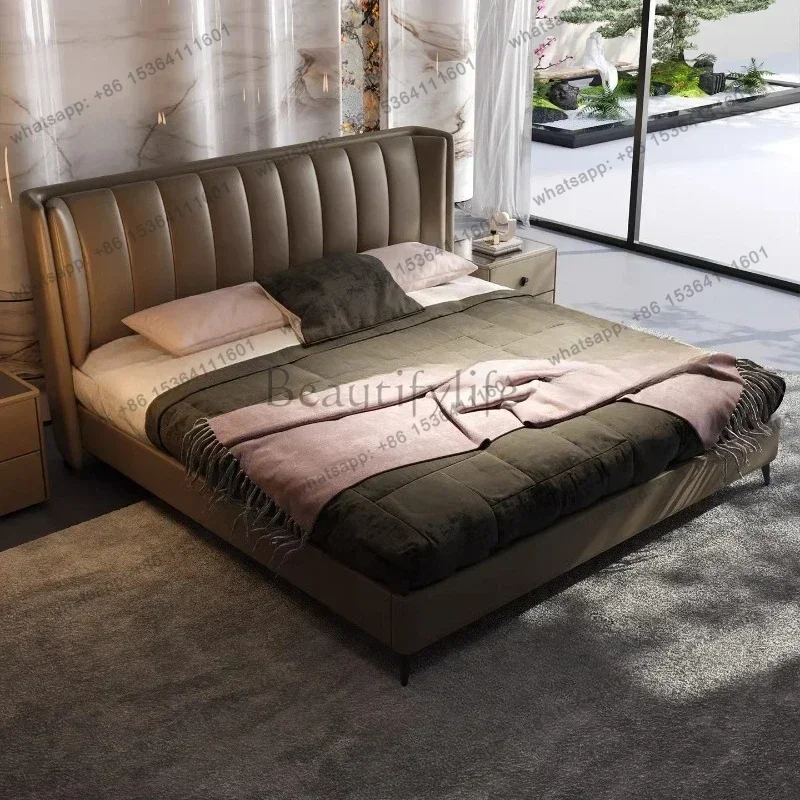 FG Luxury Bed Racks And Frame Beds On Clearance Bedroom Furniture Bed King Size Beds Bases & Frames 180x200cm Headboard Babybed