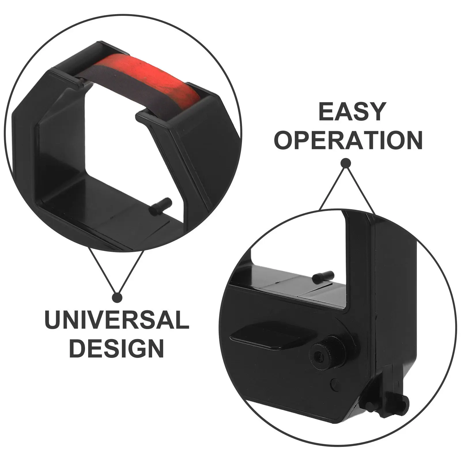 2Pcs Digital Time Clock Ribbon: Reliable Ribbon for Time Recorder Parts Clear Markings Reduce Replacement Frequency Works with