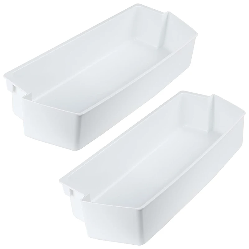 2pcs 2187172 Refrigerator Door Shelf Bin Fridge Replacement Parts