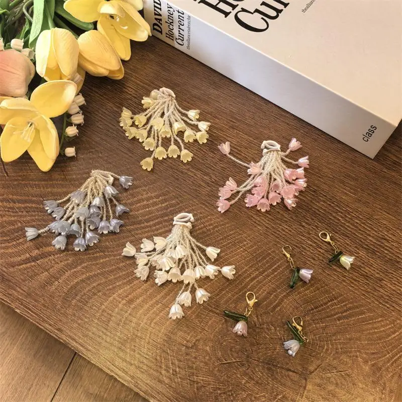

1Pcs Leaf Flower Shoe Charm Buckle Lily Of The Valley Shoe Laces Charms For Sneakers Decoration DIY Shoes Accessories