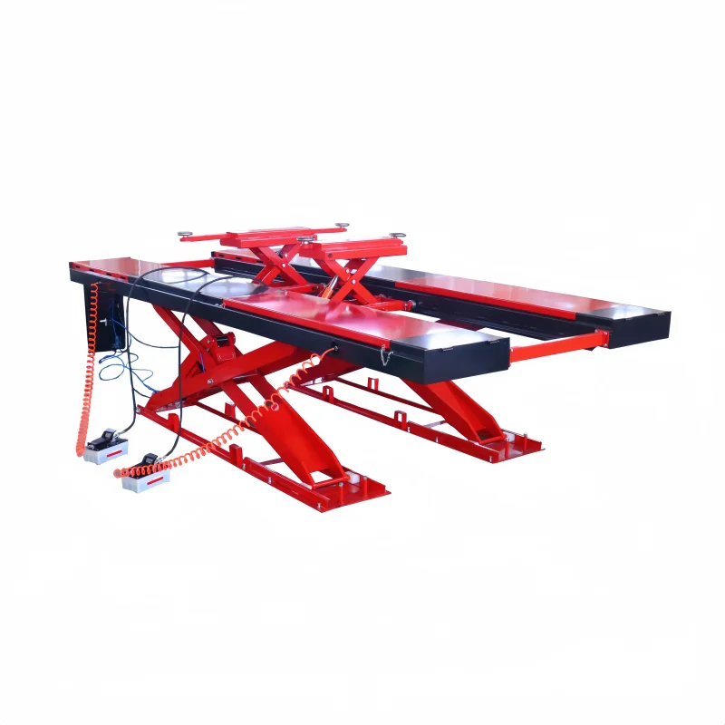 BAIWO Factory Direct Car Scissor Lift Hydraulic Deck Lifter for Home Garage Car Repair Shop Excellent Value Scissor Lift for Car