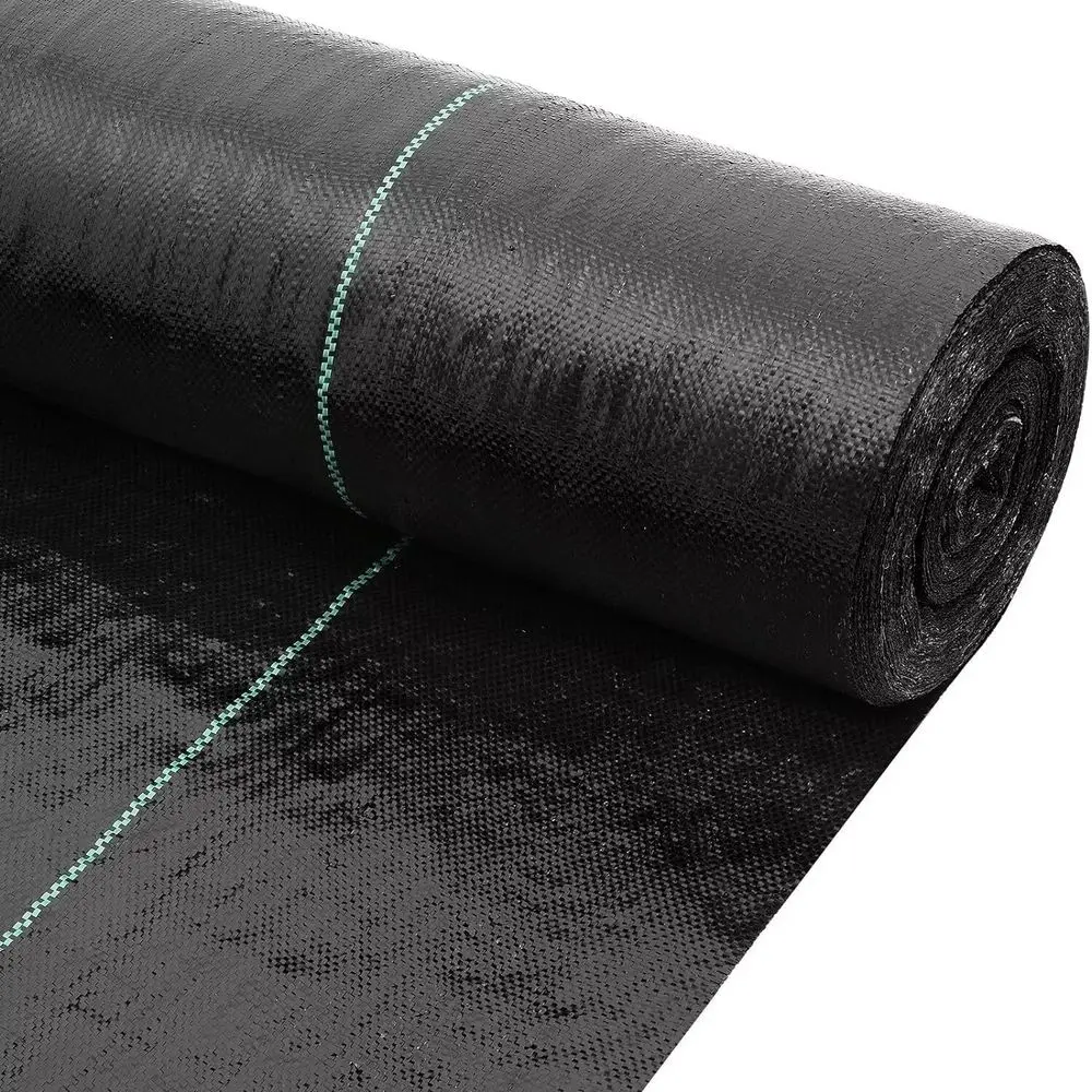 Fabric 13x115ft - Commercial Weed Barrier, Heavy Duty 3.5OZ Landscape Fabric for Road, French Drain, Erosion Control, and Constr