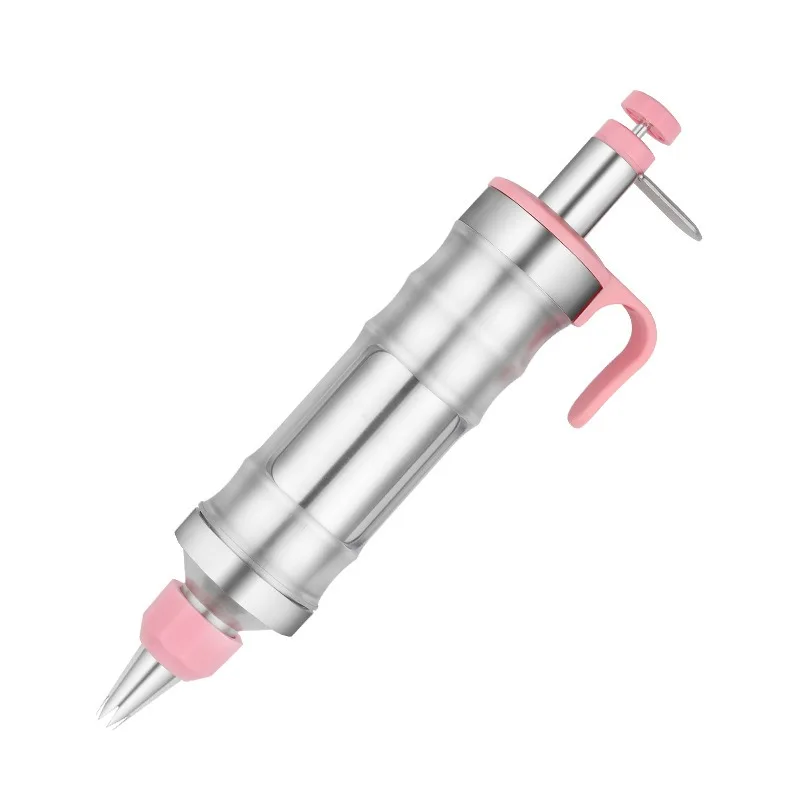 

Пистолет для труб из нержавеющей стали, бесшовная насадка, инструмент для выпечки крема торта