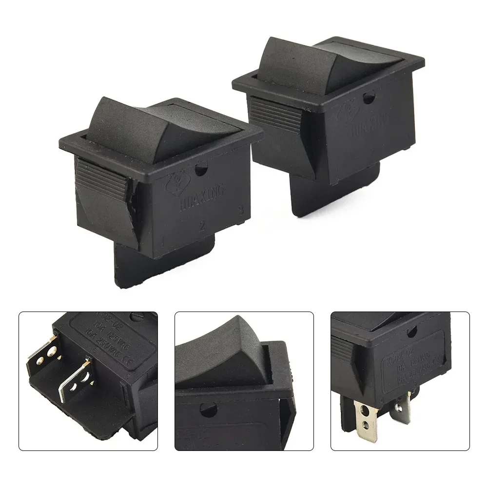 2 pcs Auto Car Truck Boat Round Rocker Accelerator Foot Pedal Reset Control 12V/6V High Quality General Purpose Motors Part