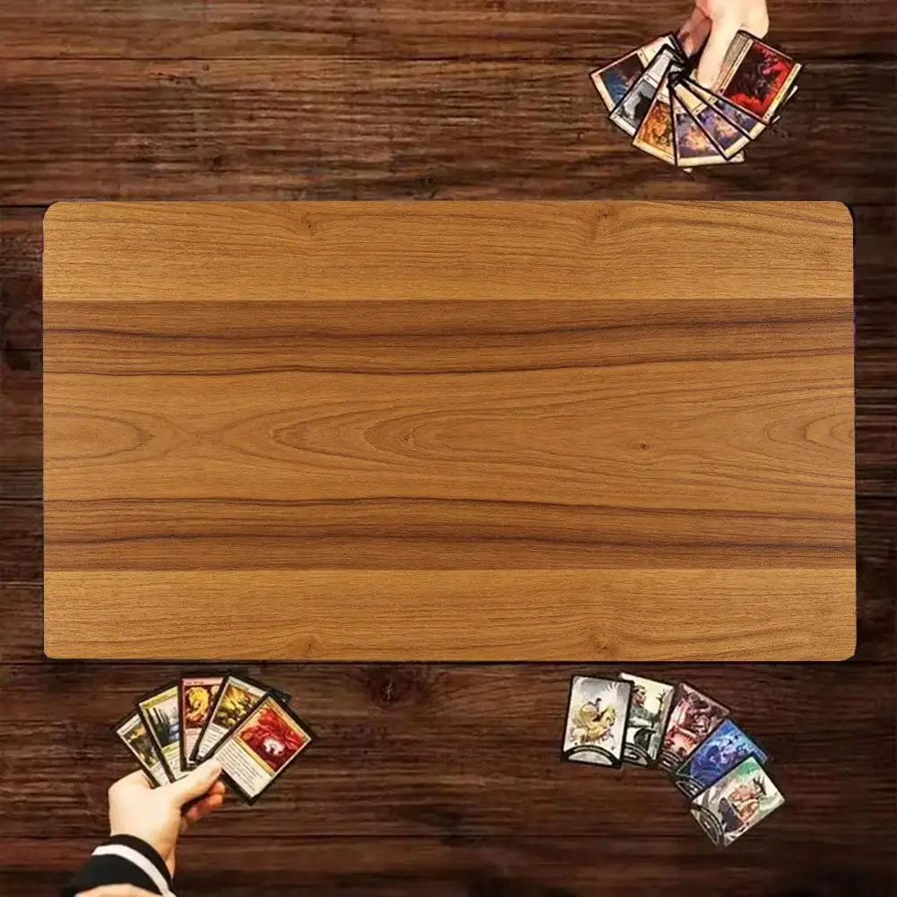 Vintage Wood Grain Large Extended Mouse Pad, Retro Wooden Texture Desk Mat, Non Slip Rubber Keyboard Pad