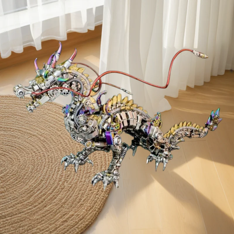 Ao Rui Dragon High Quality 3D DIY Metal Assembly Mechanical Model Kit Adult Collectible Display Decor
