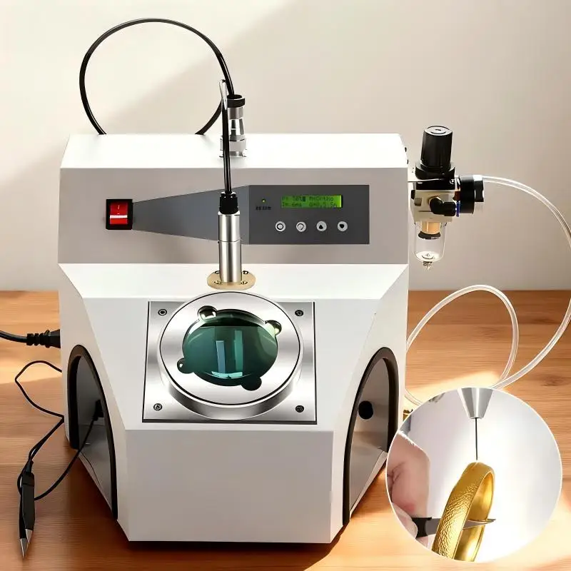 Strong Ostrich Intelligent Jewelry Spot Welding Machine Stainless Steel Anti-Light Mirror Collision Welding Tool Equipment