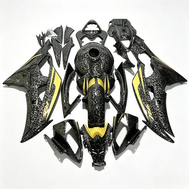 New ABS Fairings Kit Fit for YAMAHA YZF- R6 08 09 10 11 12 13 14 15 16 2008 2009 2010 2011 2012 2013 2014 2015 2016 Carbon fiber