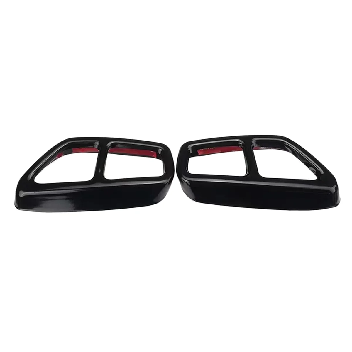 Rear Dual Exhaust Pipe Cover Trims for BMW 5 Series G30 G31 2017-2022 Tailpipe Trim Frame Car Exterior Modification A