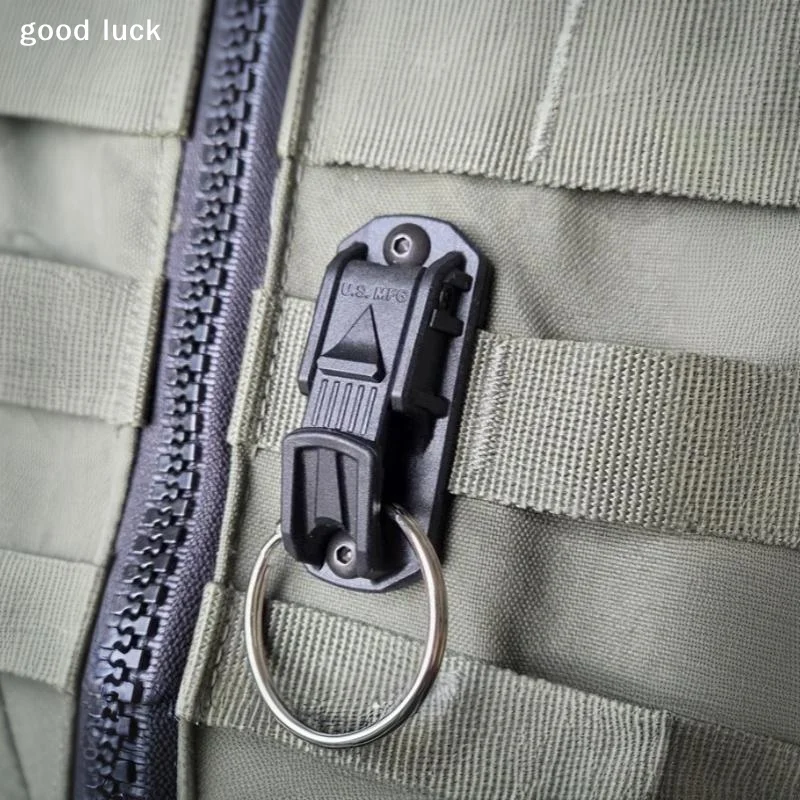 AnswerHeavy Duty Belt Clip Multifunctional Hook Key Holder Outdoor Survival Gear Climbing Camping Hiking Backpacking Accessory