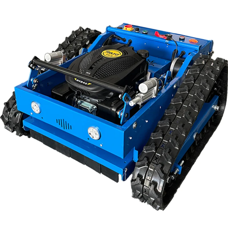 

High Quality All-Terrain Agricultural Lawn Tractor Mower with 550mm/800mm AI Remote Core Motor Component Design