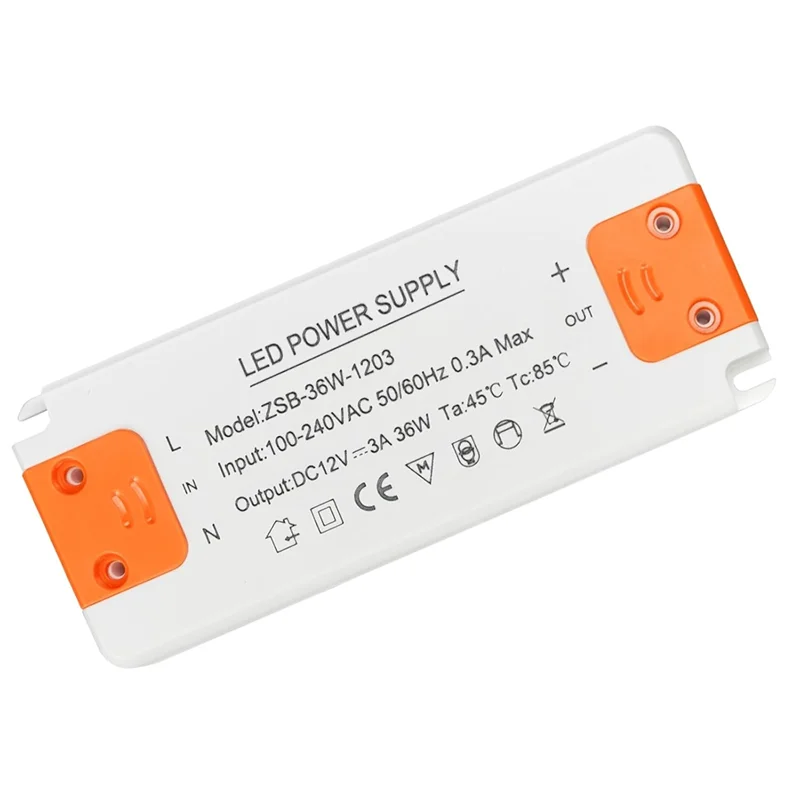 A27F-Transformer 230V To 12V LED 12V Power Supply 36W 3A LED Driver Low Voltage Transformer