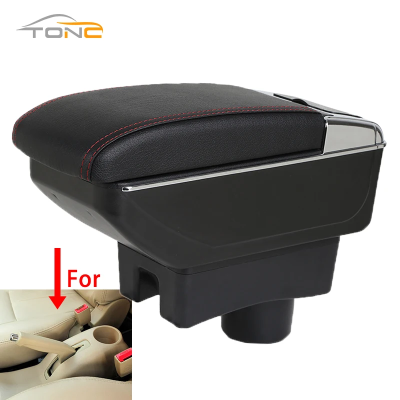 

Armrest Box For Chery A13 Very Celer fulwin 2 2008-2012 Center Storage box Interior Retrofit Cup Holder Car Accessories