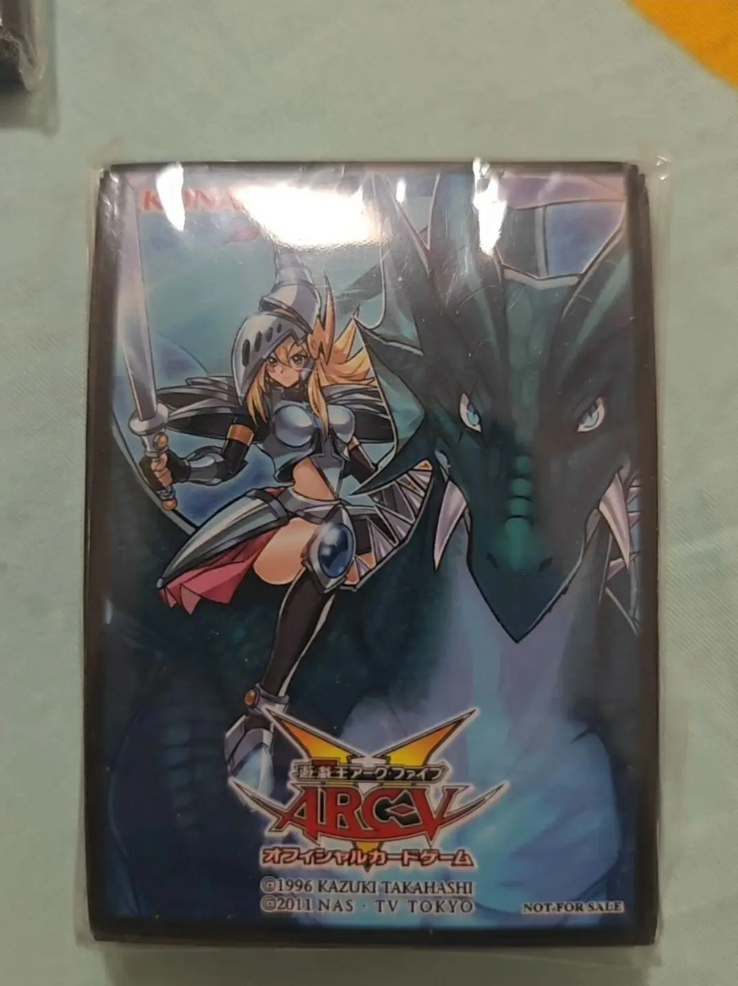 55Pcs Yugioh KONAMI Duel Monsters Dark Magician Girl the Dragon Knight Collection Official Sealed Duelist Card Protector Sleeves