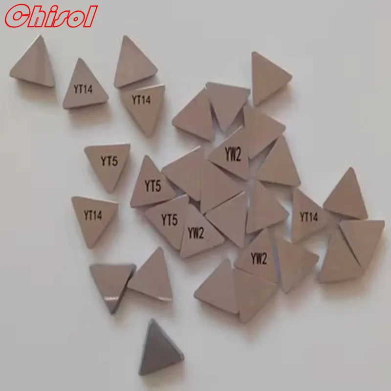 30pcs/Box 3100511 YT14 YT15 YT5 YW1 YW2 YG6 YG8 Carbide Hard Alloy Machine Clamp Triangle Blade Cutter Milling Insert